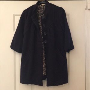 Pea Coat with quarter length sleeves